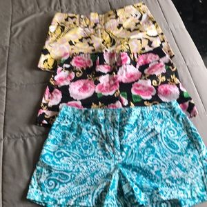 Three pair of women’s shorts